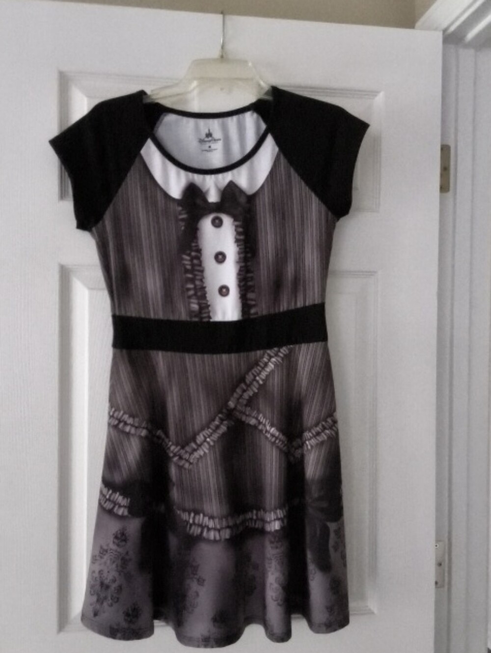 Disney Parks Authentic black & white Haunted Mansion Cosplay Dress